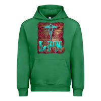 Emerald licensed practical nurse medical symbol  background Urban Hoodie - BarkalooDesign