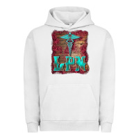 Pigment Lunar Rock licensed practical nurse medical symbol  background Urban Hoodie - BarkalooDesign