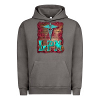 Pigment Tornado licensed practical nurse medical symbol  background Urban Hoodie - BarkalooDesign