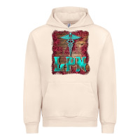 Sandshell licensed practical nurse medical symbol  background Urban Hoodie - BarkalooDesign