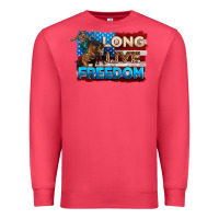 Cardinal Long live freedom 4th of july Premium Sweatshirt - Neo Western