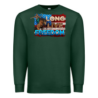 Sports Green Long live freedom 4th of july Premium Sweatshirt - Neo Western