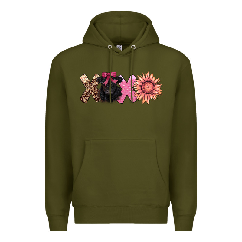 Xoxo Belted Galloway Premium Hoodie by AdoDesignShop | Teevron