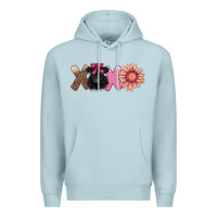 Blue Mist xoxo belted galloway Premium Hoodie - AdoDesignShop