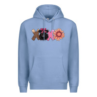 Colony Blue xoxo belted galloway Premium Hoodie - AdoDesignShop