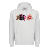 Dove Grey xoxo belted galloway Premium Hoodie - AdoDesignShop