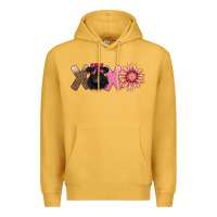Mustard xoxo belted galloway Premium Hoodie - AdoDesignShop
