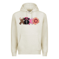 Oatmeal Heather xoxo belted galloway Premium Hoodie - AdoDesignShop