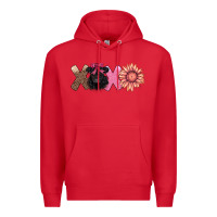 Red xoxo belted galloway Premium Hoodie - AdoDesignShop