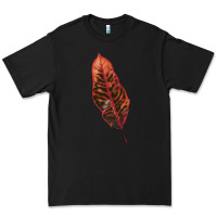Black croton leaf Premium Tee - LillyAllenDesigns