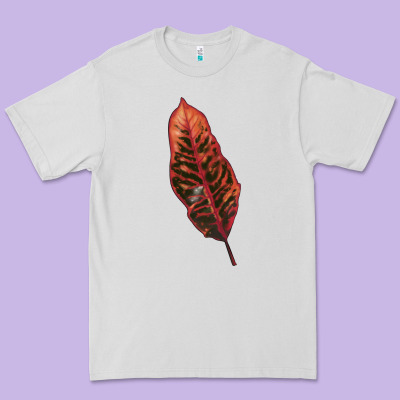 Croton Leaf Premium Tee Designed By Lillyallendesigns