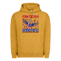 Pigment Peanut Butter freedom rocks Urban Hoodie - NancyCooperArtShop