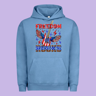 Freedom Rocks Urban Hoodie Designed By Nancycooperartshop
