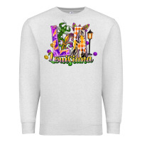Oatmeal Heather louisiana la mardi gras Premium Sweatshirt - FaDigitalArtStudio