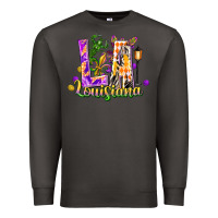 Smoke louisiana la mardi gras Premium Sweatshirt - FaDigitalArtStudio