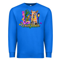 True Royal louisiana la mardi gras Premium Sweatshirt - FaDigitalArtStudio