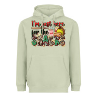 Matcha i'm just here for the snacks softball Heavyweight Hoodie - Zillion Design Studio