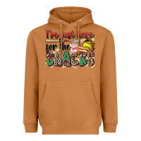 Meerkat i'm just here for the snacks softball Heavyweight Hoodie - Zillion Design Studio