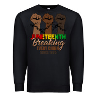 Black breaking every chain since 1865 Premium Sweatshirt - HRA Design Shop