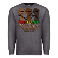 Charcoal Heather breaking every chain since 1865 Premium Sweatshirt - HRA Design Shop