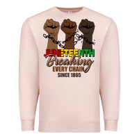 Pale Pink breaking every chain since 1865 Premium Sweatshirt - HRA Design Shop
