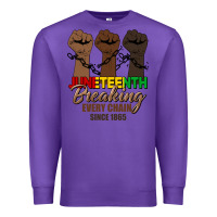 Purple breaking every chain since 1865 Premium Sweatshirt - HRA Design Shop