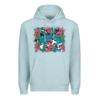 Blue Mist v.drose glitter cowhide Premium Hoodie - AdoDesignShop