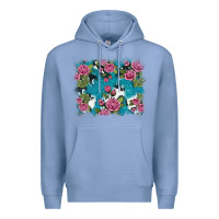 Colony Blue v.drose glitter cowhide Premium Hoodie - AdoDesignShop