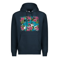 Navy v.drose glitter cowhide Premium Hoodie - AdoDesignShop