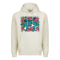 Oatmeal Heather v.drose glitter cowhide Premium Hoodie - AdoDesignShop