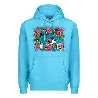 Ocean Blue v.drose glitter cowhide Premium Hoodie - AdoDesignShop