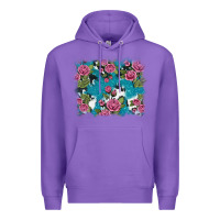 Purple v.drose glitter cowhide Premium Hoodie - AdoDesignShop