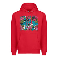 Red v.drose glitter cowhide Premium Hoodie - AdoDesignShop