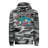 Slate Camo v.drose glitter cowhide Premium Hoodie - AdoDesignShop