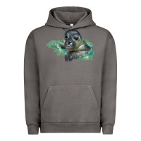 Pigment Tornado Sea Seal Face Illustrations Urban Hoodie - LillyAllenDesigns