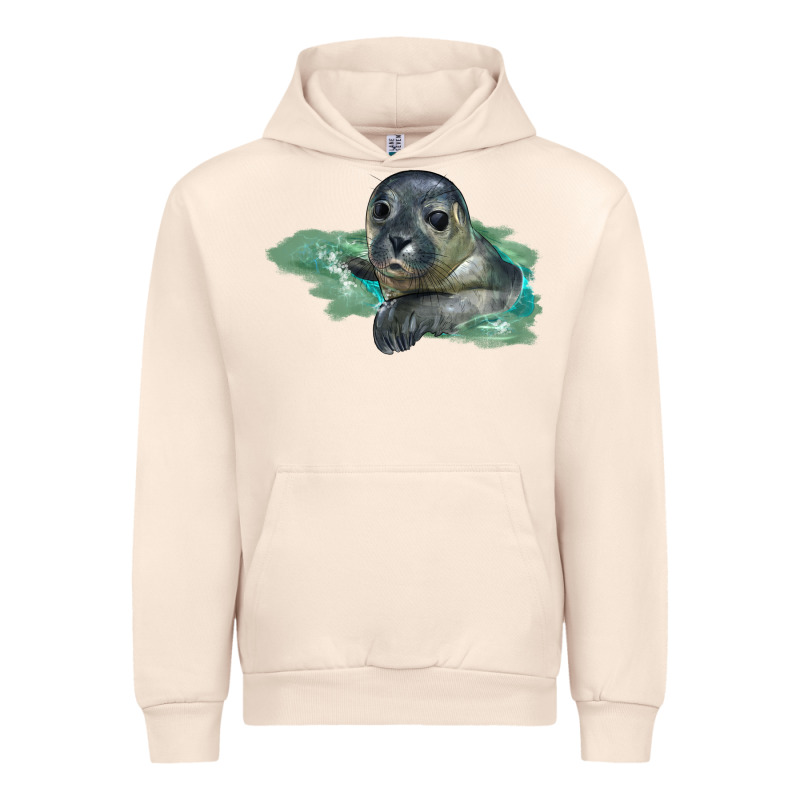Sea Seal Face Illustrations Urban Hoodie by LillyAllenDesigns | Teevron