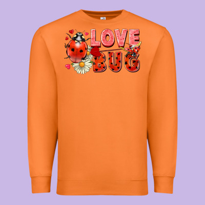 Love Bug Premium Sweatshirt Designed By Fadigitalartstudio