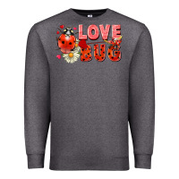 Charcoal Heather love bug Premium Sweatshirt - FaDigitalArtStudio