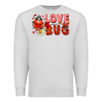 Dove Grey love bug Premium Sweatshirt - FaDigitalArtStudio