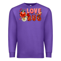 Purple love bug Premium Sweatshirt - FaDigitalArtStudio