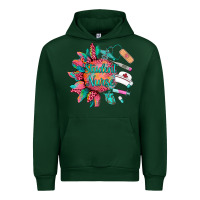 Forest Green western student nurse medical instruments Urban Hoodie - BarkalooDesign