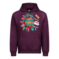 Mauve Wine western student nurse medical instruments Urban Hoodie - BarkalooDesign