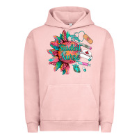 Pigment Salmon western student nurse medical instruments Urban Hoodie - BarkalooDesign