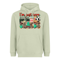 Matcha i'm just here for the snacks soccer Heavyweight Hoodie - Zillion Design Studio