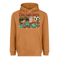 Meerkat i'm just here for the snacks soccer Heavyweight Hoodie - Zillion Design Studio