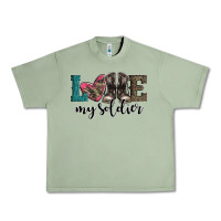 Oil Green armed forces day love my soldier Urban Heavy Tee - Artiststas