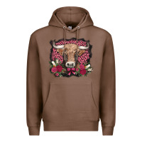 Chestnut v.d. cow and roses Premium Hoodie - AdoDesignShop