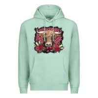 Seafoam v.d. cow and roses Premium Hoodie - AdoDesignShop
