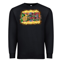 Black sweet and sassy Premium Sweatshirt - SublimationCraftShop