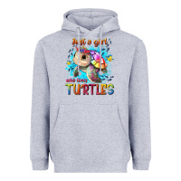 Heather Grey just a girl who loves turtles Heavyweight Hoodie - texasbilliewilder